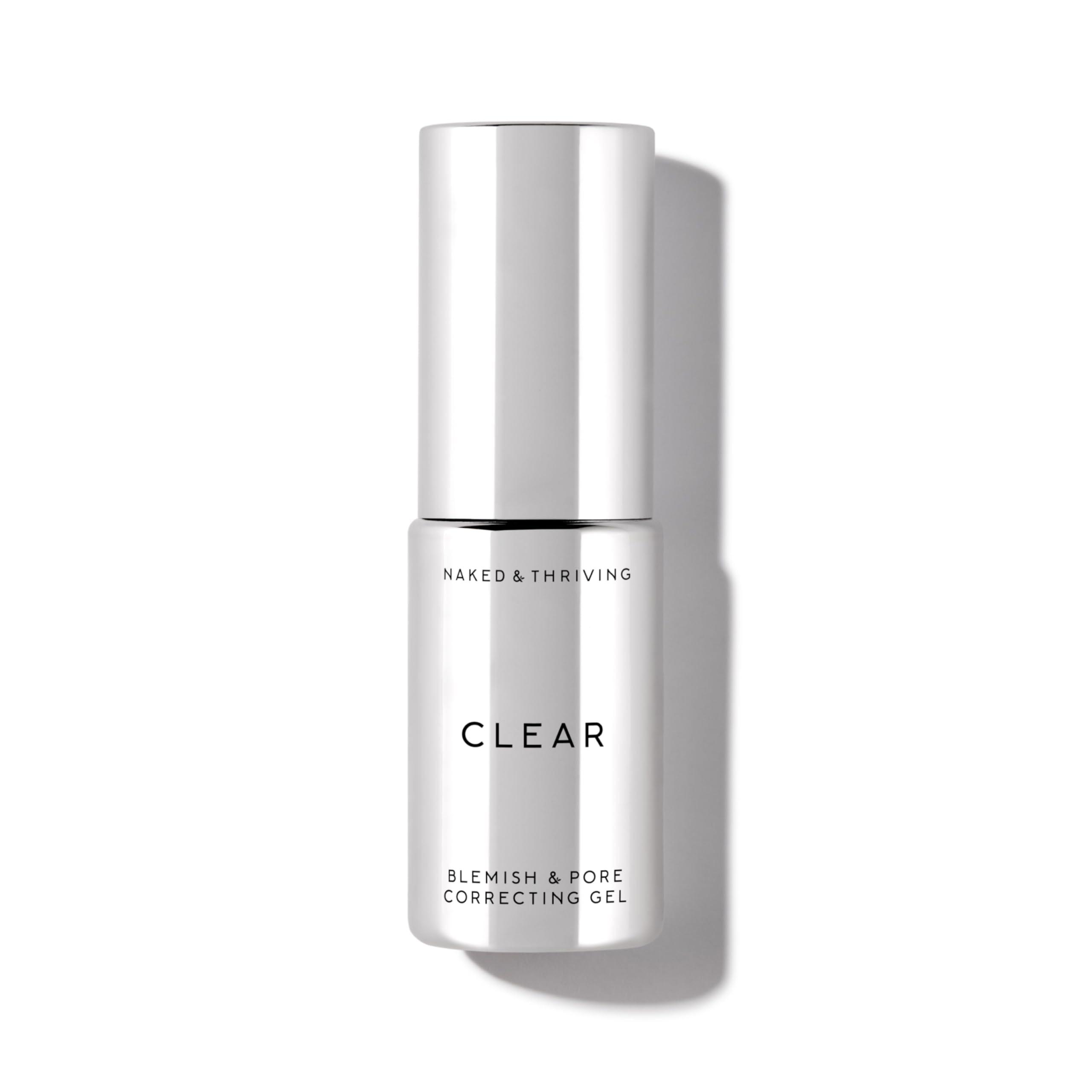 Naked & Thriving Naked & Thriving Clear Blemish & Pore Correcting Gel - Naturally-Derived With 3 Gentle Acids to Help Unblock & Cleanse: Salicylic, Shikimic, Mandelic