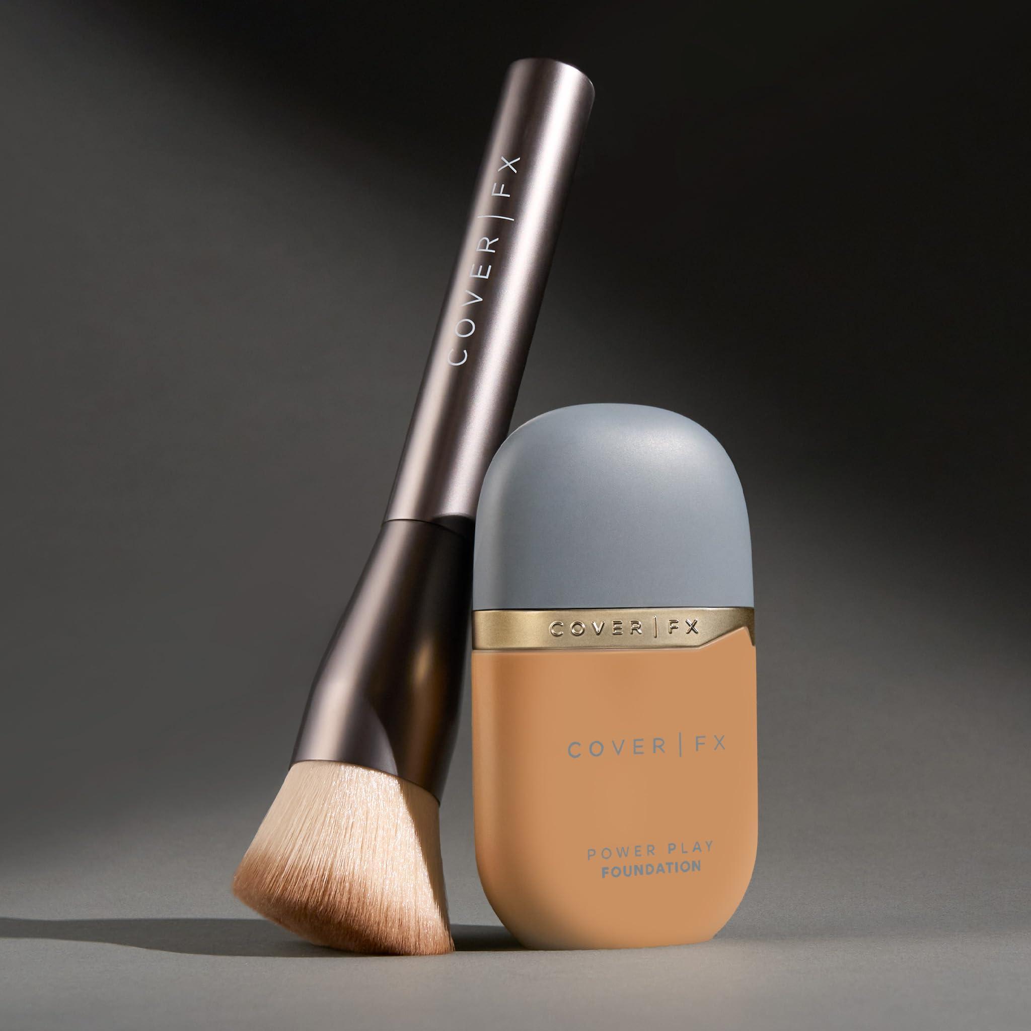 Cover FX COVER FX Power Play Buildable Medium to Full Coverage Foundation, M5 + Custom Application Brush