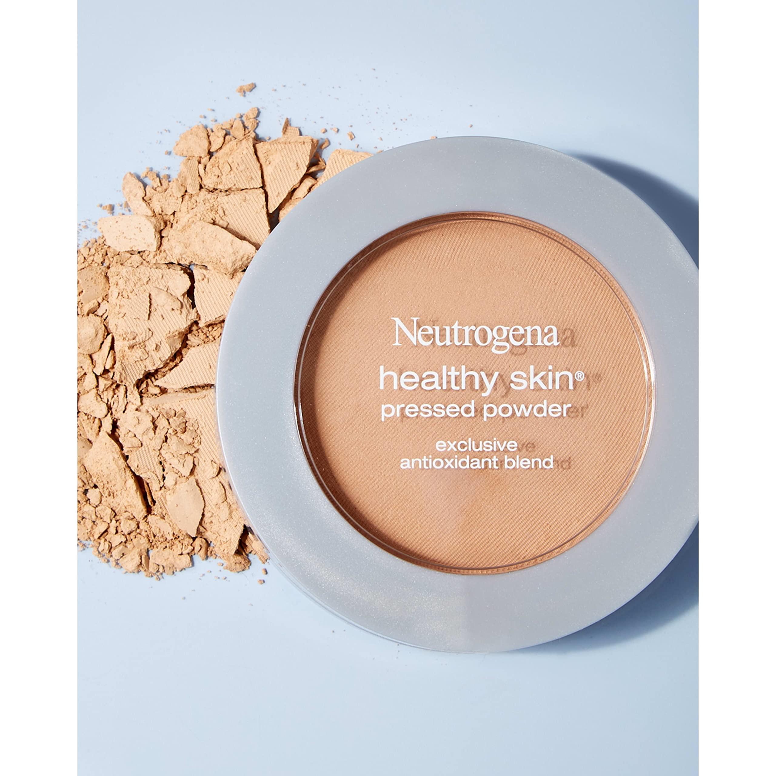 Neutrogena Neutrogena Healthy Skin Pressed Makeup Powder Compact with Antioxidants & Pro Vitamin B5, Evens Skin Tone, Minimizes Shine & Conditions Skin, Light to Medium 30.34 oz (Pack of 2)