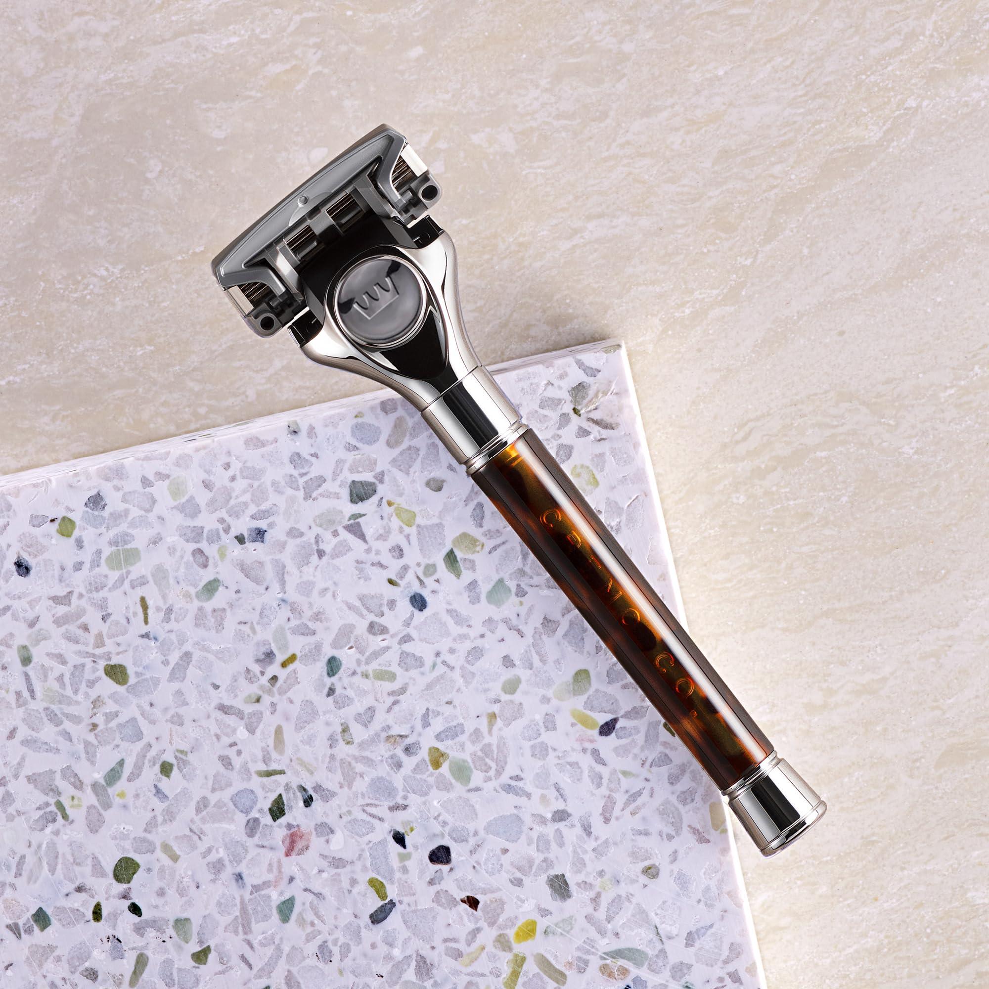 Cremo Cremo Astonishingly Superior Tortoise Shell (Horn) Razor Kit (Packaging May Vary)
