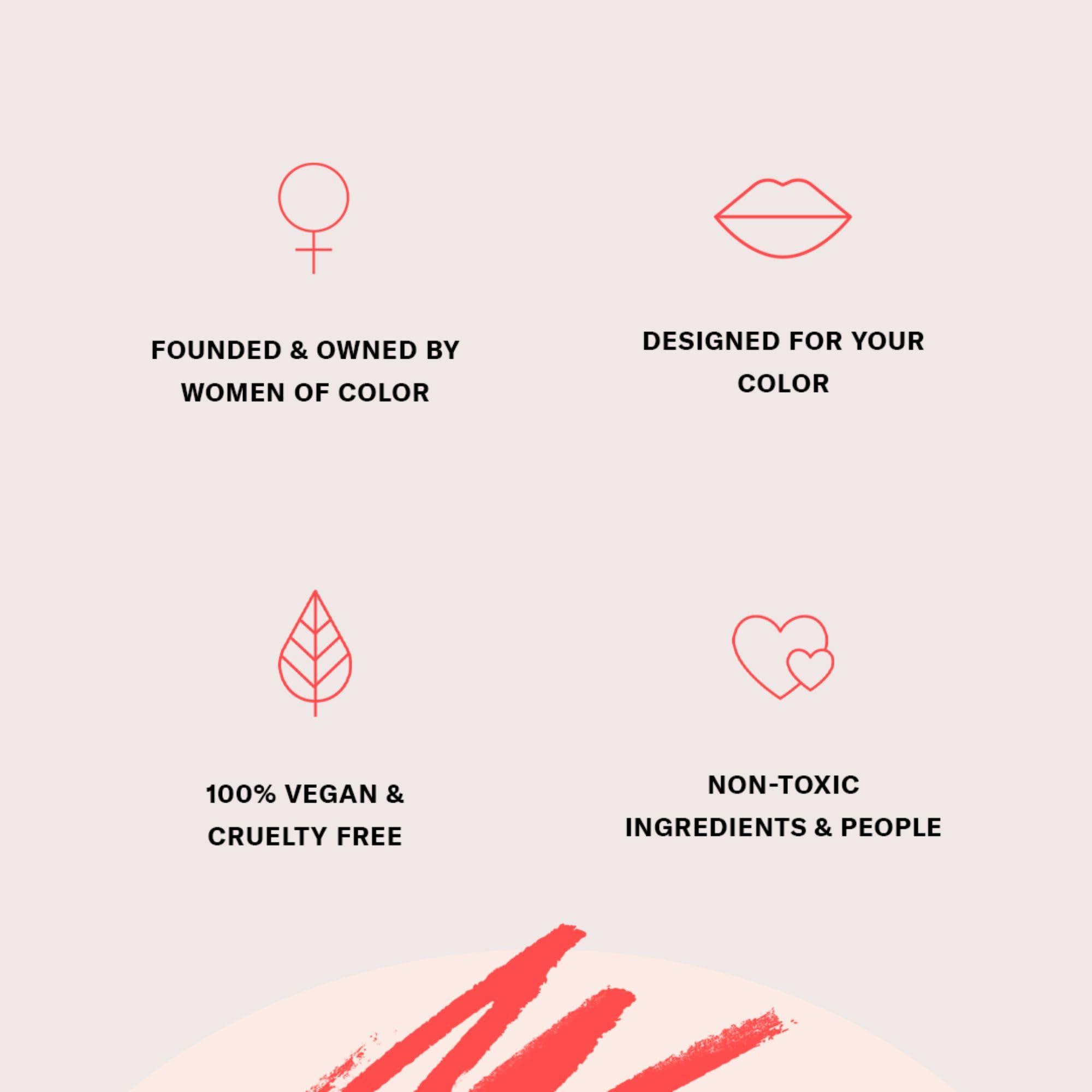 The Lip Bar The Lip Bar | Straight Line Lip Liner | Vegan & Cruelty Free | Straight Facts