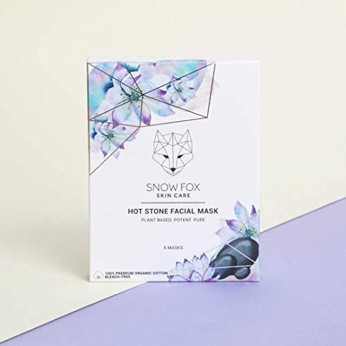 Snow Fox Skin Care Snow Fox Skincare Hot Stone Facial Mask for Oil Control & Pore Treatment, 5-Pack
