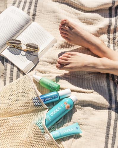 Coola COOLA Organic Face Sunscreen Beach Bundle Set, Dermatologist Tested Skin Care for Daily Protection, Vegan and Gluten Free, SPF 50 Face Lotion + SPF 30 Scalp Spray + SPF 30 Lip Balm, 3 Count Bundle