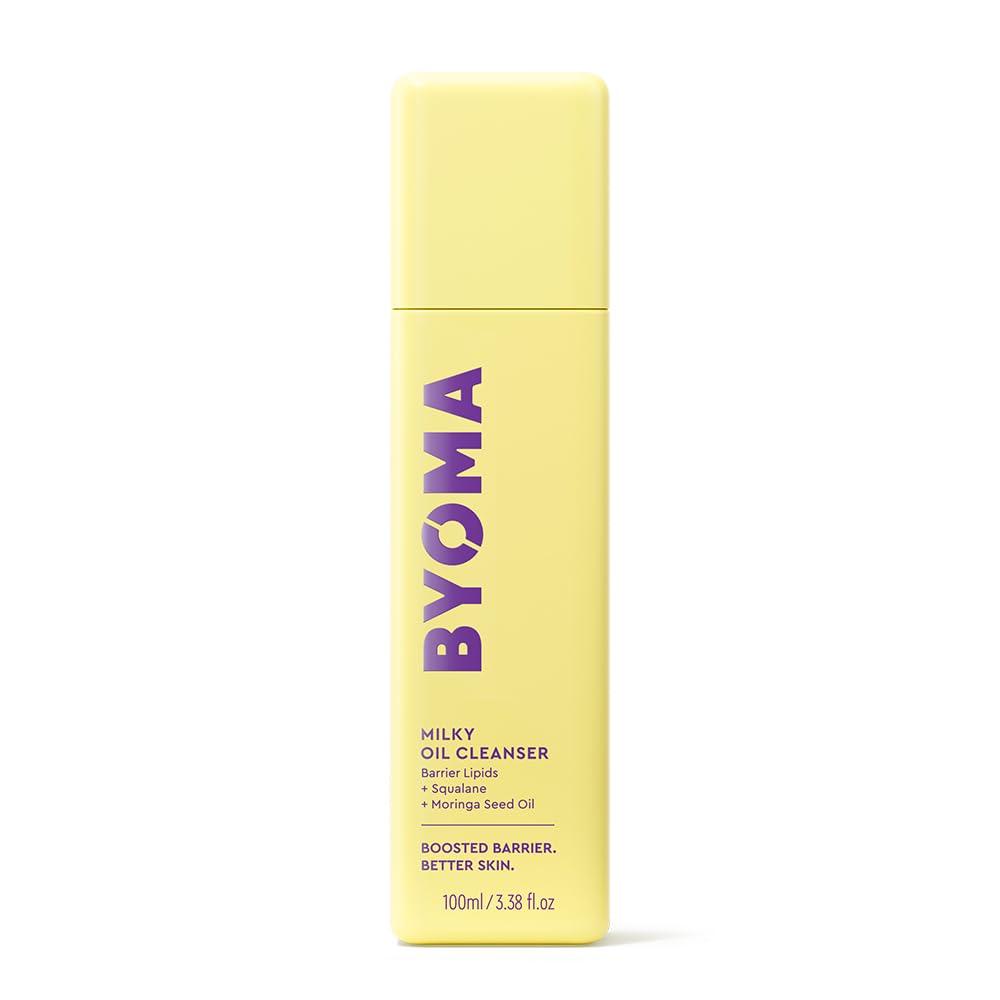 BYOMA BYOMA Milky Oil Cleanser - Hydrating Facial Cleanser for Skin Barrier Repair - Tri-Ceramide Face Wash for Sensitive Skin & All Skin Types - Deeply Hydrated Skin, No Oily Residue - 3.38 fl oz