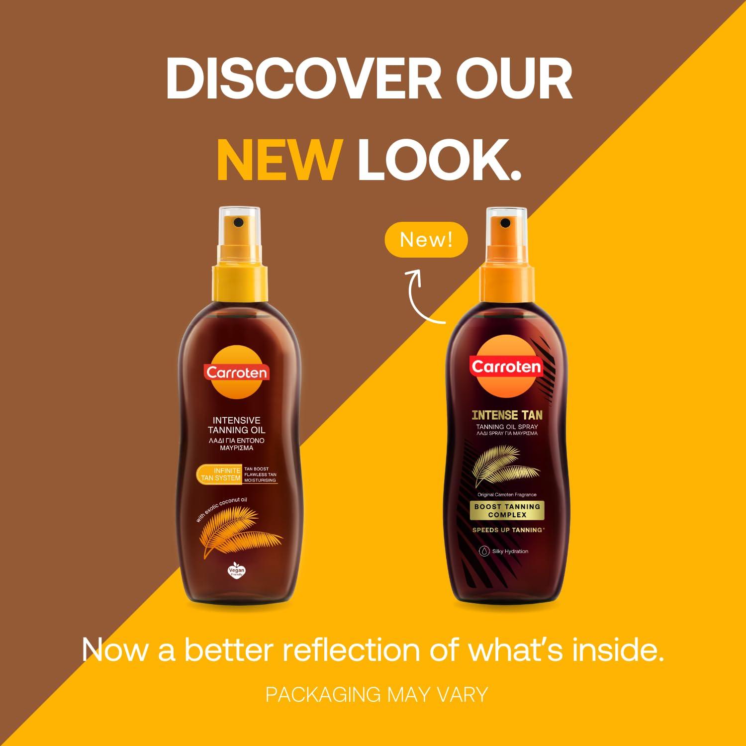 Carroten CARROTEN INTENSE TANNING OIL SPRAY SPF0 150ML, Clear