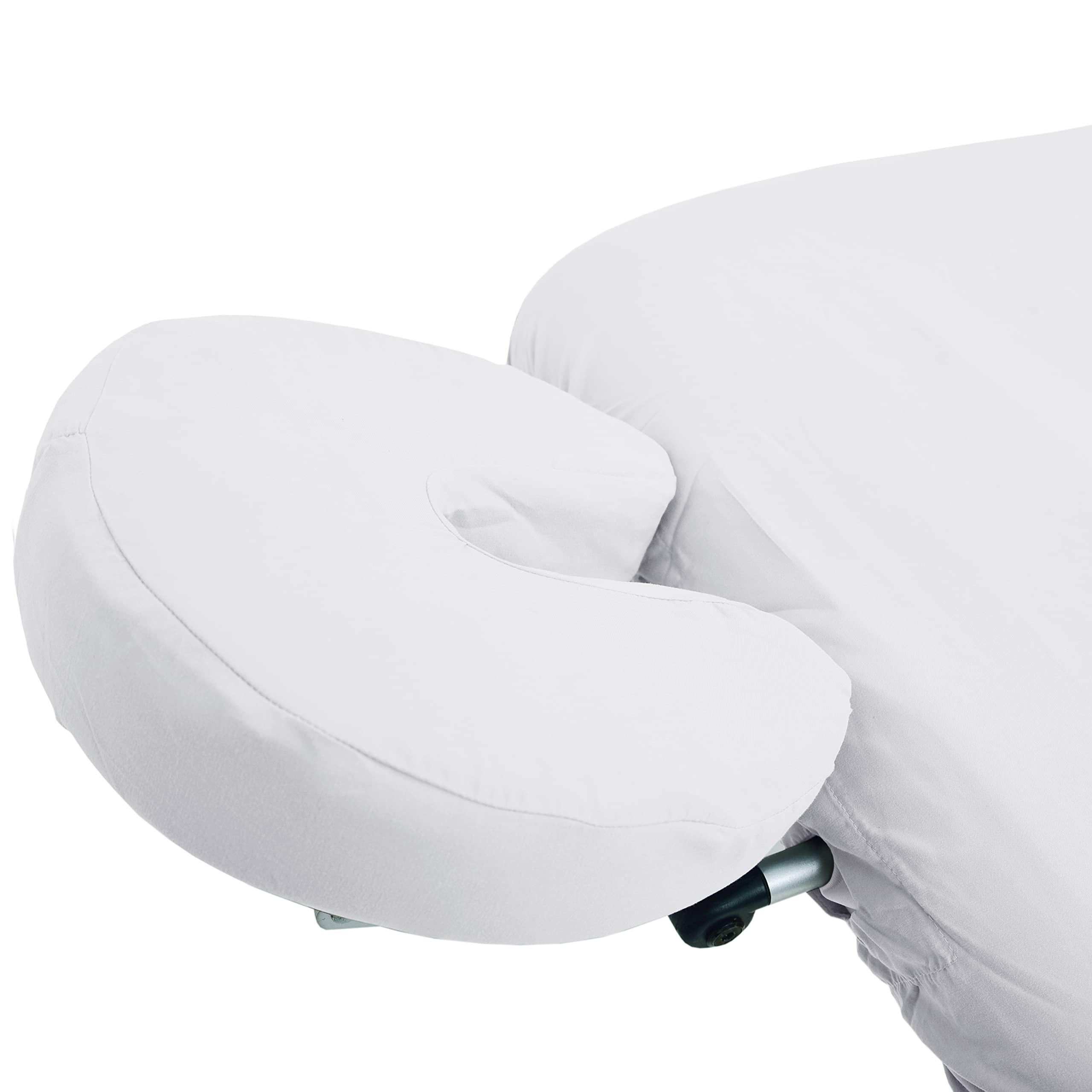 BODYWORKS LINEN BODYWORKS LINEN Wholesale Bulk 10 Full Sets Premium Premium Microfiber Massage Table Sheets Set 3 Pieces Full Set Massage Table Cover Flat Fitted Sheets face Cradle Cover (White)