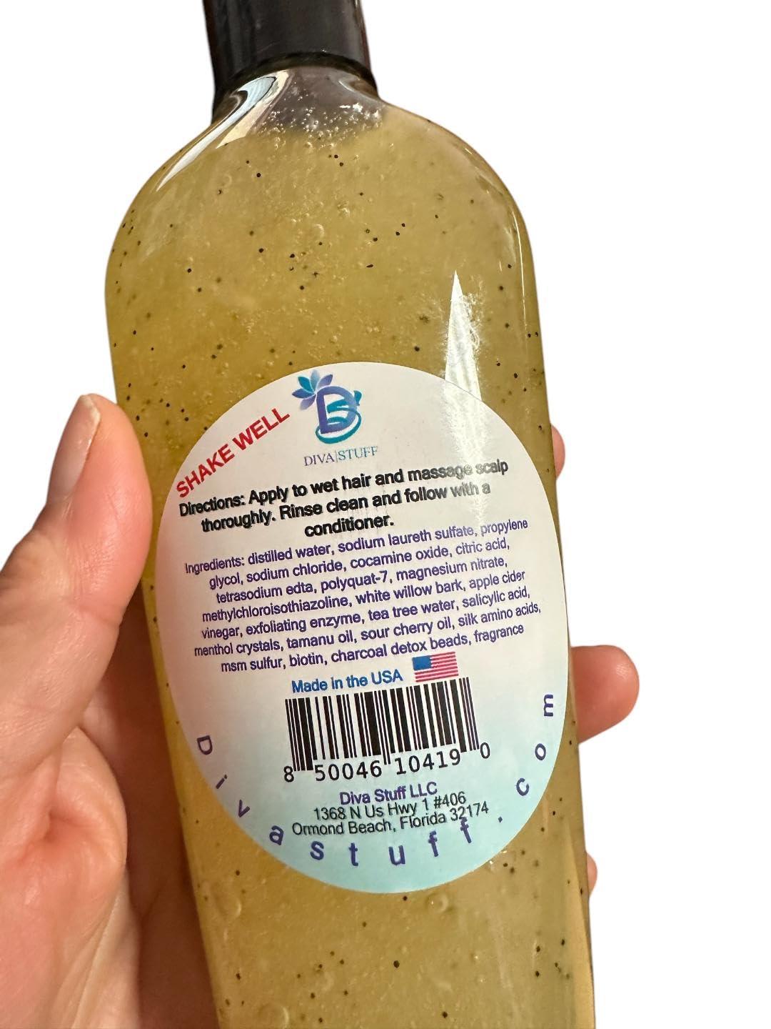 Diva Stuff Pilar Cyst/Cyst Reduction Shampoo, For Those Who Have Problems With Inflamed Hair Follicles, Pustules, Bumps, Lumps and Cysts, 8 Fluid Oounces