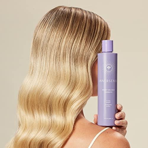 INNERSENSE Innersense Organic Beauty - Natural Bright + Balanced Purple Toning Shampoo + Conditioner Value Duo | Non-Toxic, Cruelty-Free Haircare (10 fl oz | 295 ml)