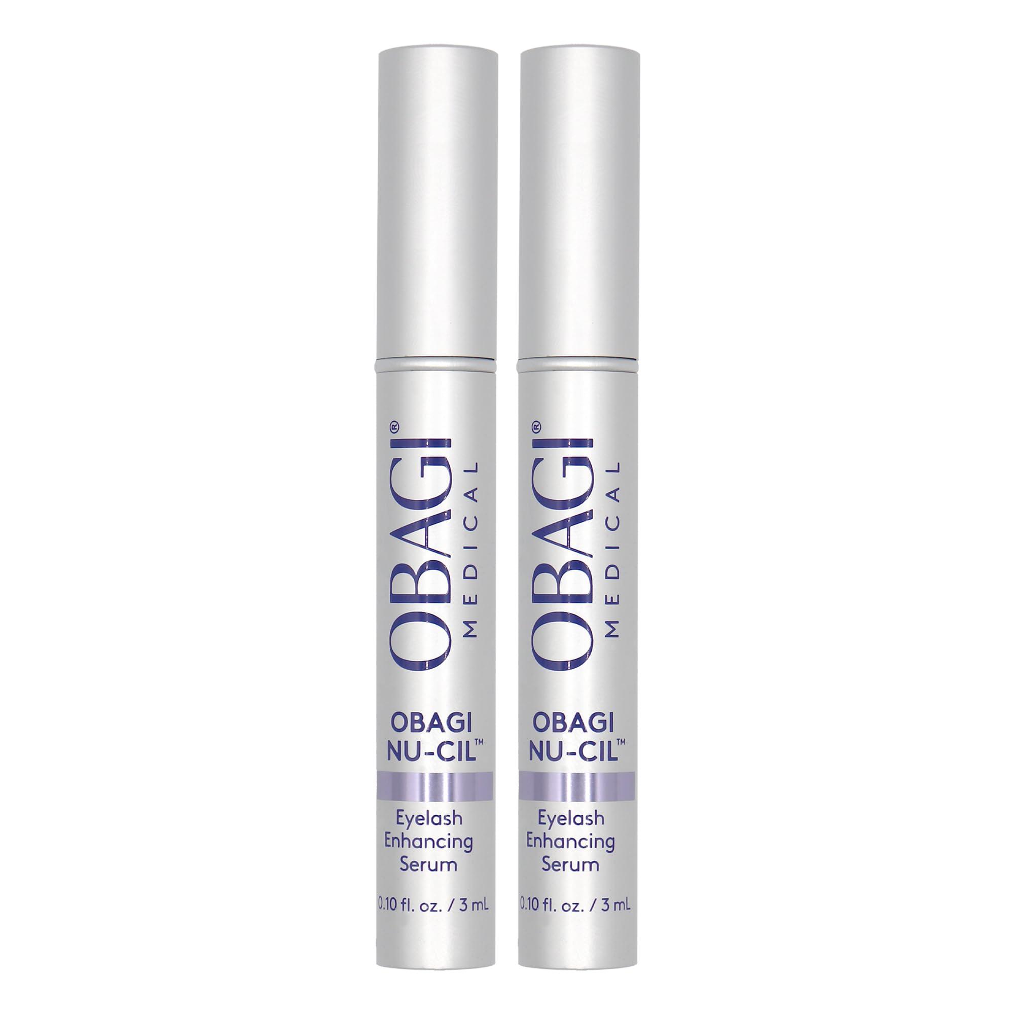 Obagi Medical Obagi Nu-Cil Eyelash Enhancing Serum Nourishing Lash Serum with Biotin for Thicker & More Defined-Looking Lashes 0.1 oz, Pack of 2