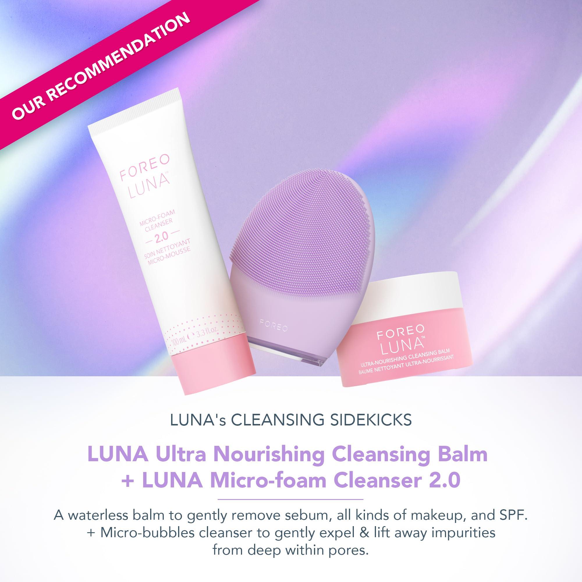 FOREO FOREO LUNA 4 Face Cleansing Brush - Firming Face Massager - Anti Aging Care - Enhances Absorption - Simple Skin Care Tools - Sensitive Skin