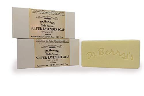 Dr. Berry's Dr. Berry's Sulfur Lavender Soap | 10% Sulfur Advanced Cleaning Bar (2) 4oz Bars