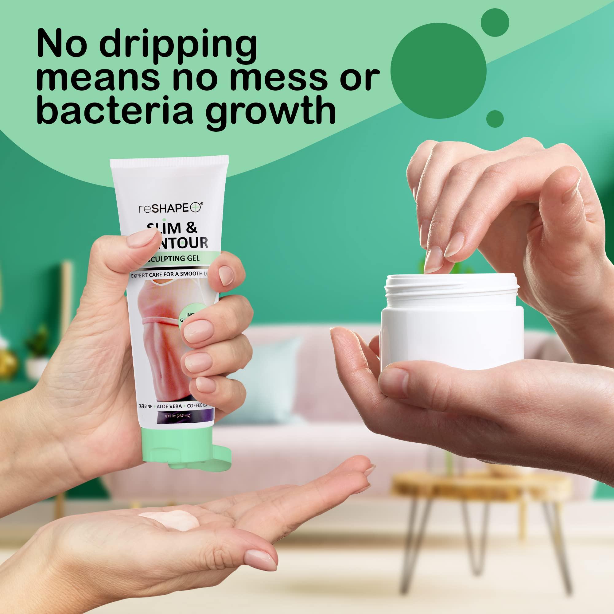 Reshape+ Reshape+ Tummy Tightening Cream Anti Cellulite Slimming Body Firming Gel Body Sculpting Hydrating Gel Fades Stretch Marks, Tightens Loose Belly Skin & Skin On Legs, Arms, Body, & Butt