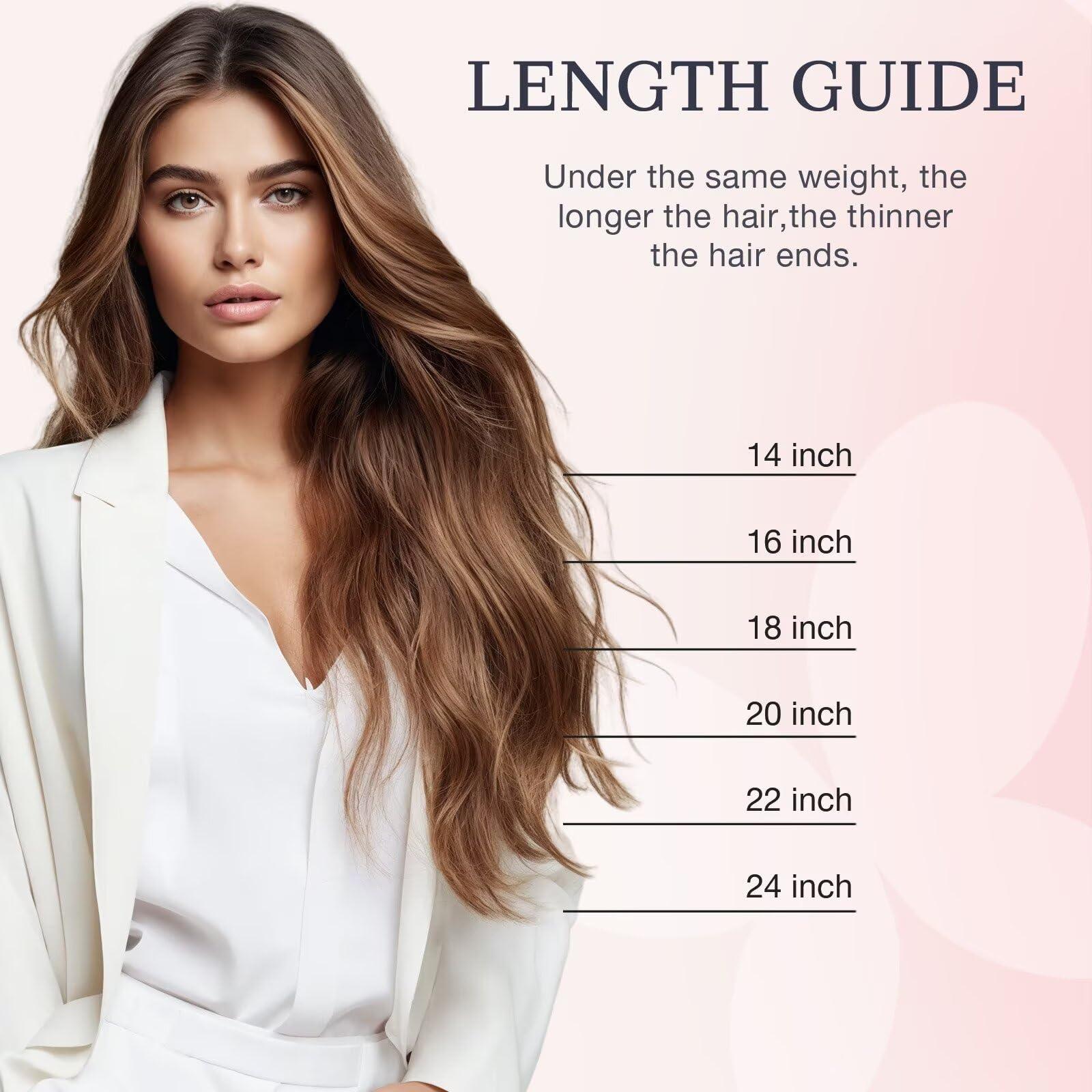 DOORES DOORES Clip in Hair Extensions Human Hair 18 inch 110g 7pcs, Platinum Blonde Virgin Human Hair Clip in Extensions, Invisi Edge Clip in, Silky Straight Human Hair Extensions for Women