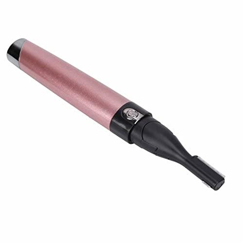 Dioche Electric Eyebrow Trimmer Pen Shape Eyebrow Shaver Flexible Shaving Facial Hair Remover Women Face Shaver for Home Travel Use(02)