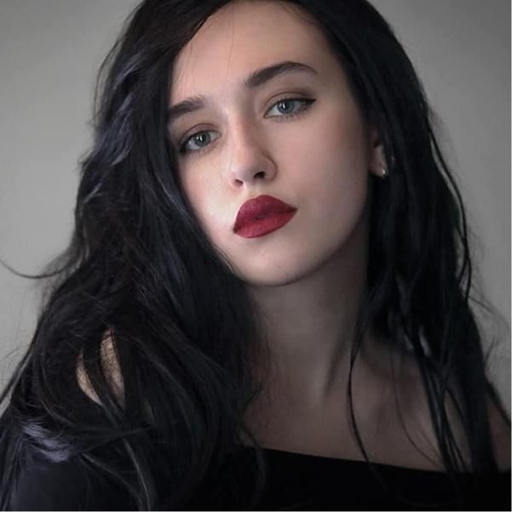 Kalisa Kalisa Black Wavy Wigs for Women Synthetic Lace Front Wig Long Body Wavy 1B Black Free Parting Wig Heat Resistant Fibre Hair Replacement Wig Daily Wear 24inch