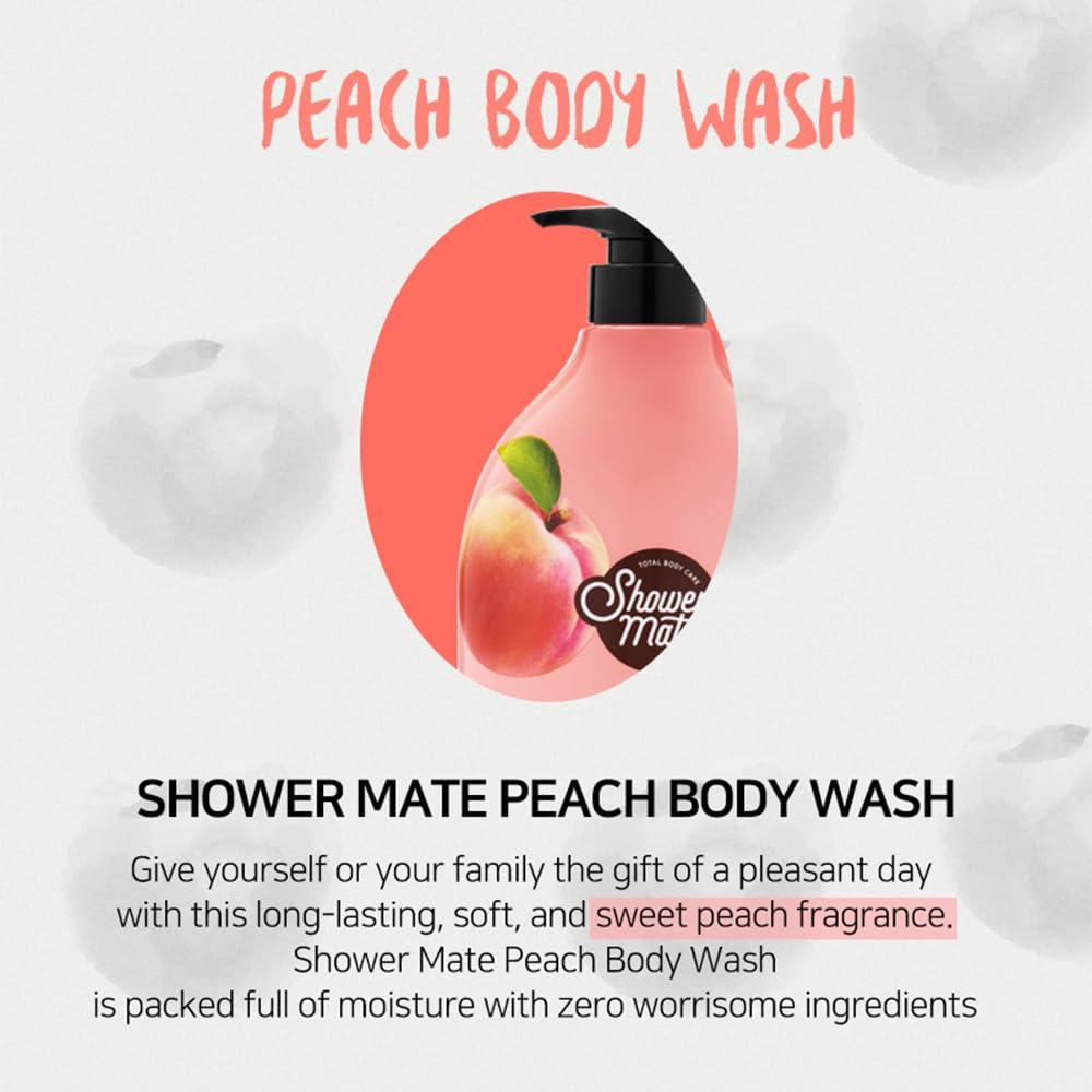 SHOWERMATE SHOWERMATE Natural Body Wash 42.3 fl oz, 1.2 kg (Peach)