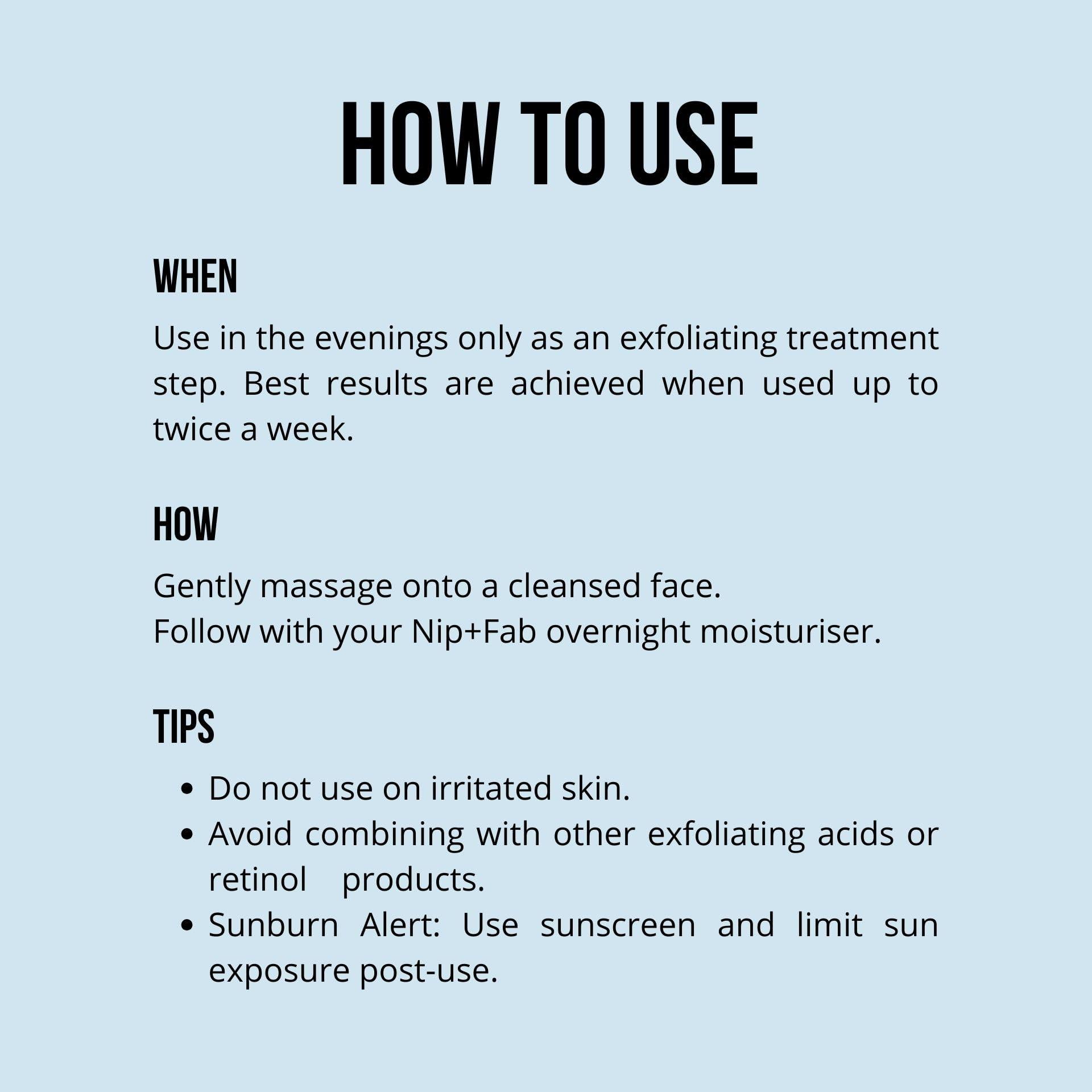 Nip+Fab Nip+Fab Glycolic Fix Overnight Skin Reviver Extreme 8%, 1.52 fl oz, Face Skin Exfoliant with Lactic Acid and Special Formula to Soften, Hydrate and Regenerate