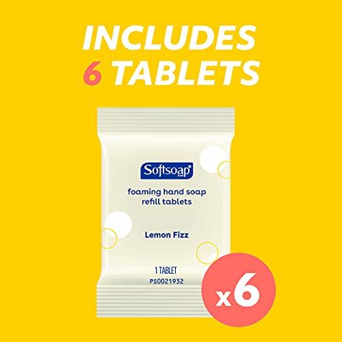 Softsoap Softsoap Hand Soap Tablets, Foaming Hand Soap Refill Tablets, Lemon Fizz, 6 Tablets