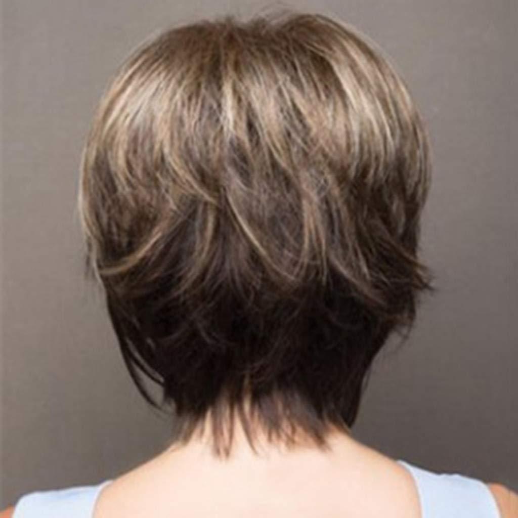 Dempiire Dempiire Short Hair Wig For White Women Medium Length Wigs For Women Human Hair Glueless Wig With Bangs White Wig Natural Hair