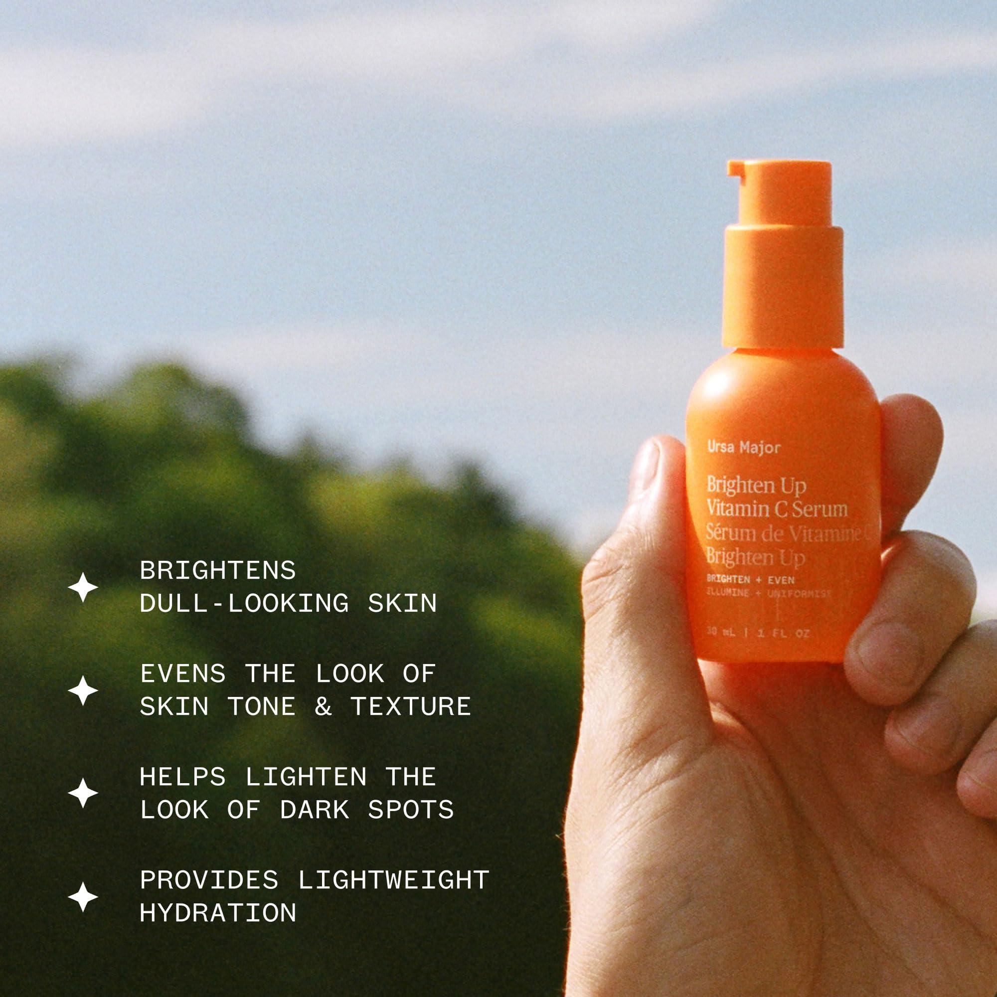 Ursa Major Ursa Major Natural Vitamin C Serum | Brightening Formula Revitalizes Dull Skin and Smooths Skin\'s Tone | Targets Wrinkles, Sagging and Loss of Firmness | Vegan, Non-Toxic, Cruelty-Free | 1 ounce