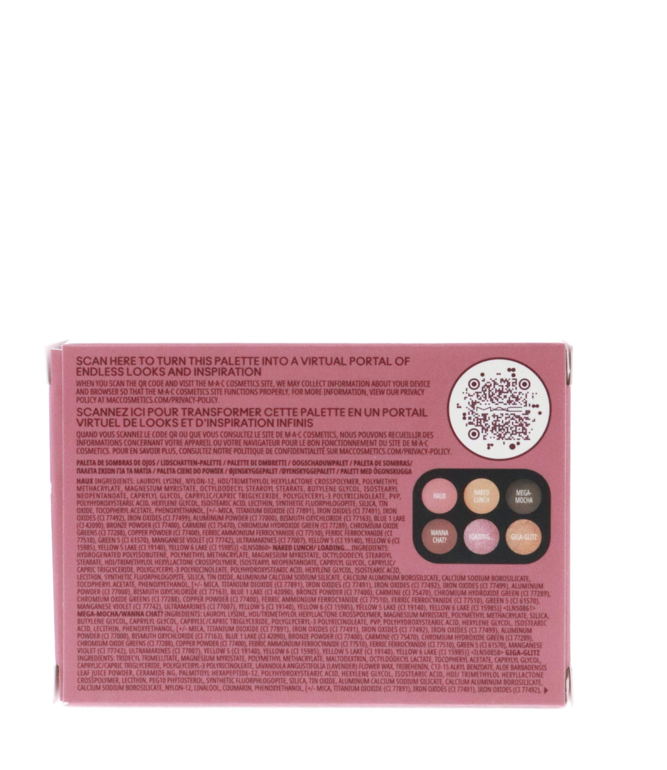 M.A.C. M.A.C. MAC Special Edition Connect In Color Eye Shadow Palette x 6 - EMBEDDED IN BURGUNDY - .22 oz / 6.25 g