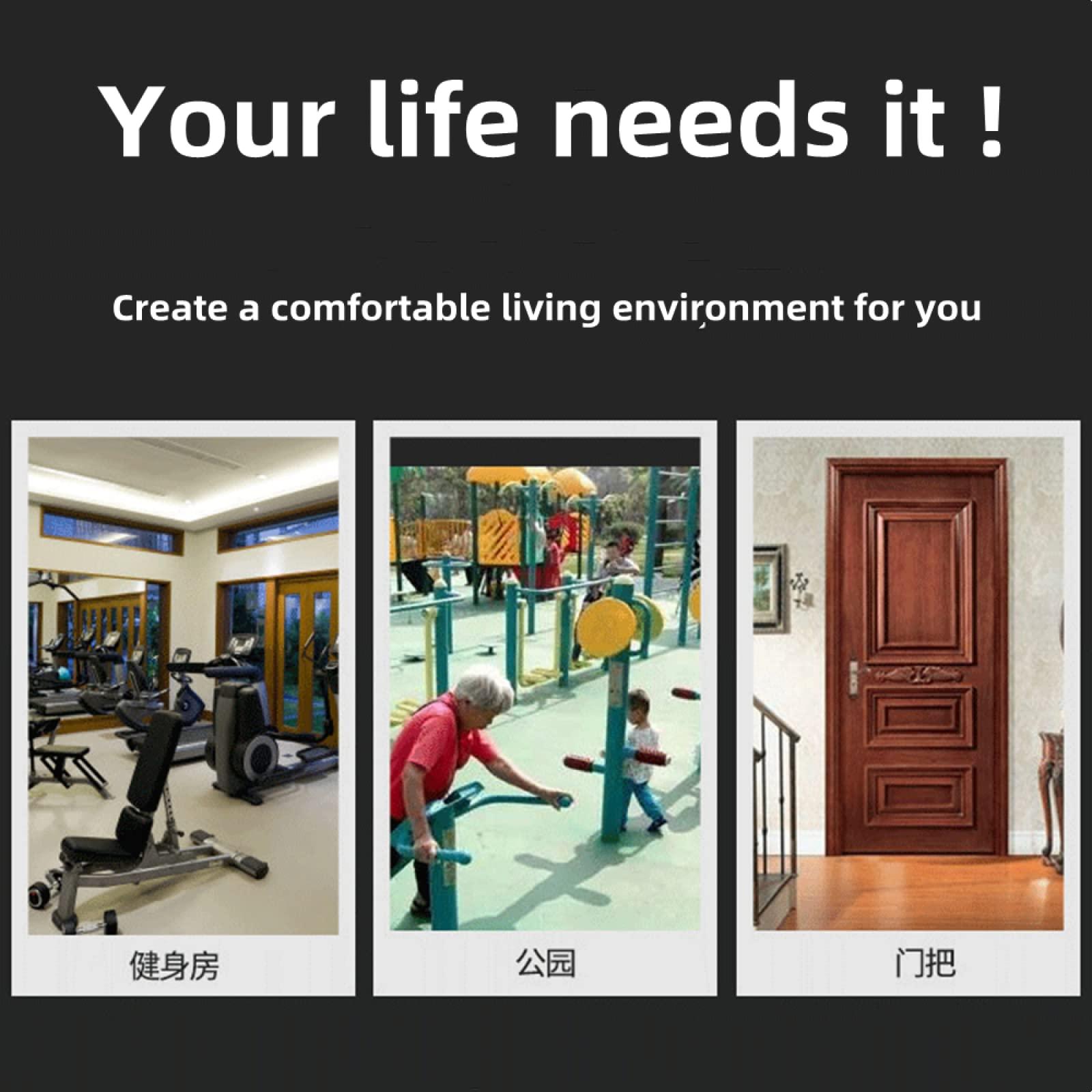 Ding&ng NBR High Density Sponge Tube Sleeve, Flame Retardant Foam Tube, Color Fitness Equipment Anti-Collision Foam Sleeve, 2m Long,Black 18mm*5mm