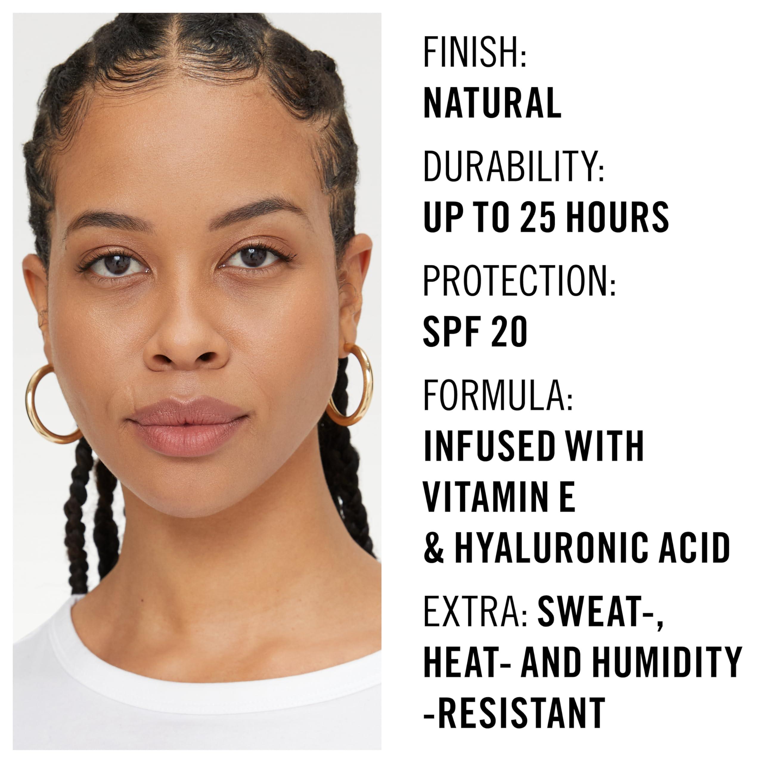 Rimmel Rimmel London Lasting Finish 25HR - 400 Natural Beige - Foundation, 25-Hour Wear, Full Coverage, Waterproof, 1oz