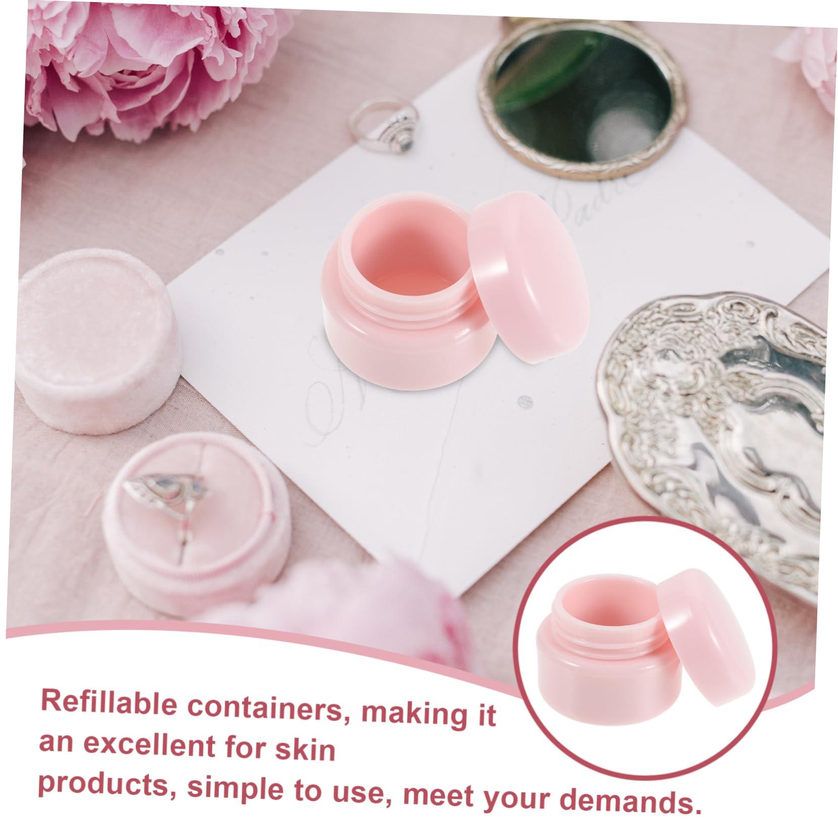 STOBOK STOBOK 12 Pcs Cream Box Body Butter Containers Travel Containers for Toiletries 3g Plastic Jars Makeup Sample Container Empty Sample Containers Lip Balm Jars Mini Travel Can Pp Filling