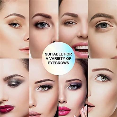 OETUIOW Eyebrow Stamp and Eyebrow Stencil Kit, Eye Brow Stencil Kit for Beginners 24 Reusable and Washable Eyebrow Shaping Kit, Brow Stencil and Stamp Kit Smudge-Proof & Long-Lasting (Dark Black)