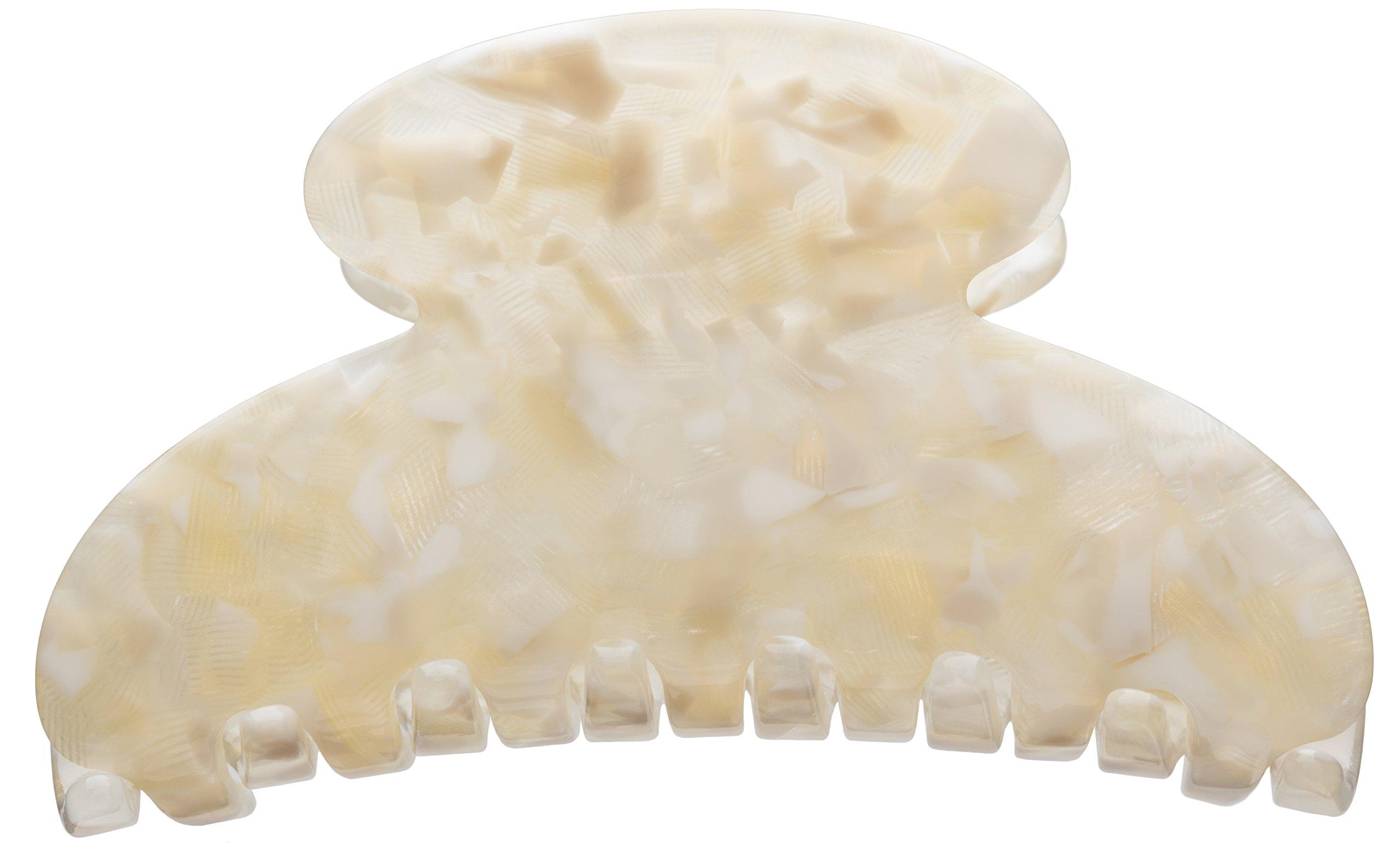 France Luxe France Luxe Couture Jaw Hair Clip - Pavlova White