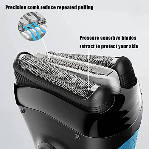 BOEEA 32B Shaver Head for Braun Series 3, Replacement Foil & Cutter Cassette Suitable for Braun Foil Shaver 3000s 3010s 3020s 3030s 3040s 3050cc 3070cc 3080s 3090cc 320 330 340 350cc [2 Pack]