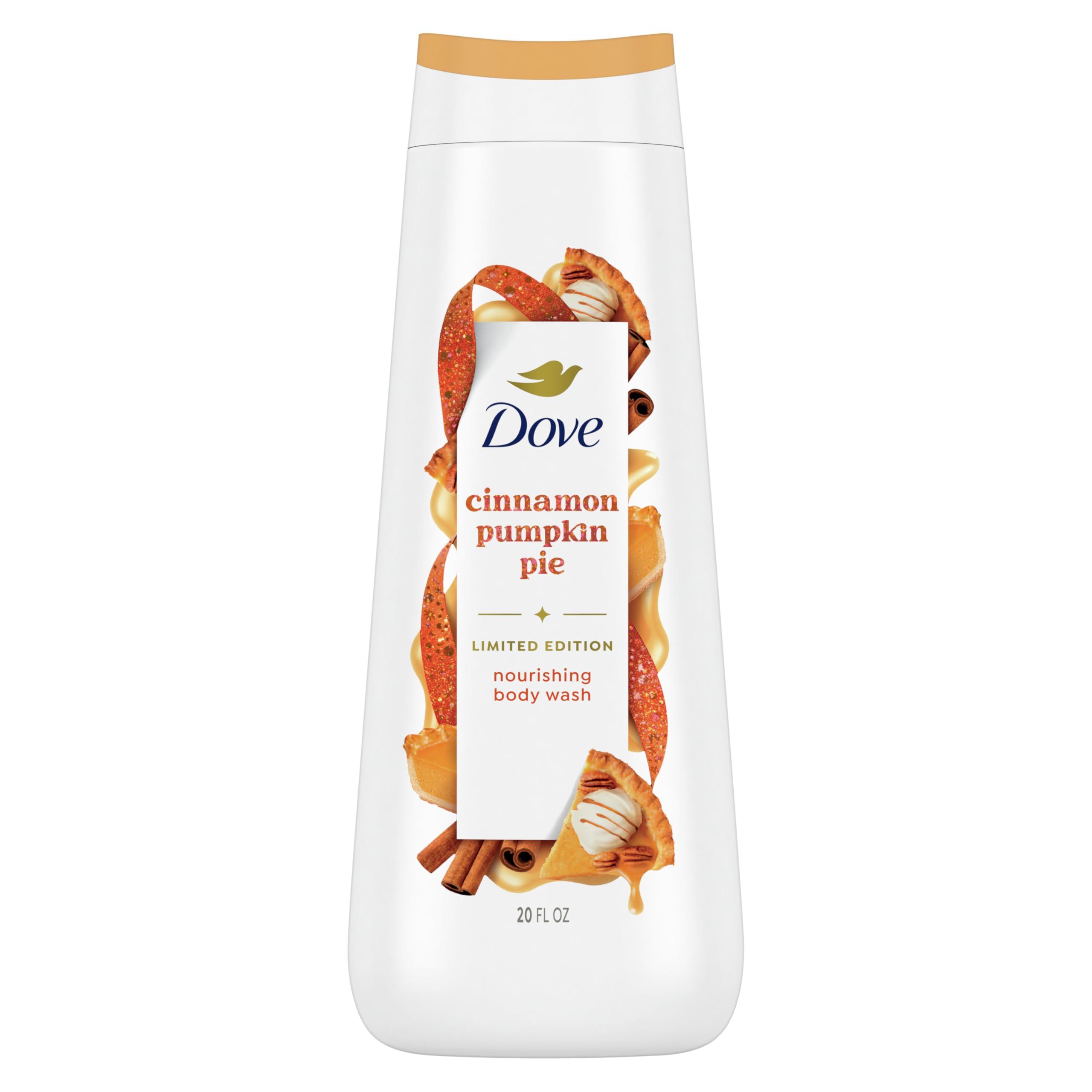Dove Dove Cinnamon Pumpkin Pie Liquid Body Wash for Deep Nourishment Holiday Treats Limited Edition, 20 oz