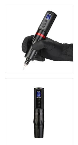 TTOOGO Wireless Tattoo Machine Wireless Power Tattoo Pen for Liner Shader All-In-One Tattoo And Embroidery Beauty Tool,Blue