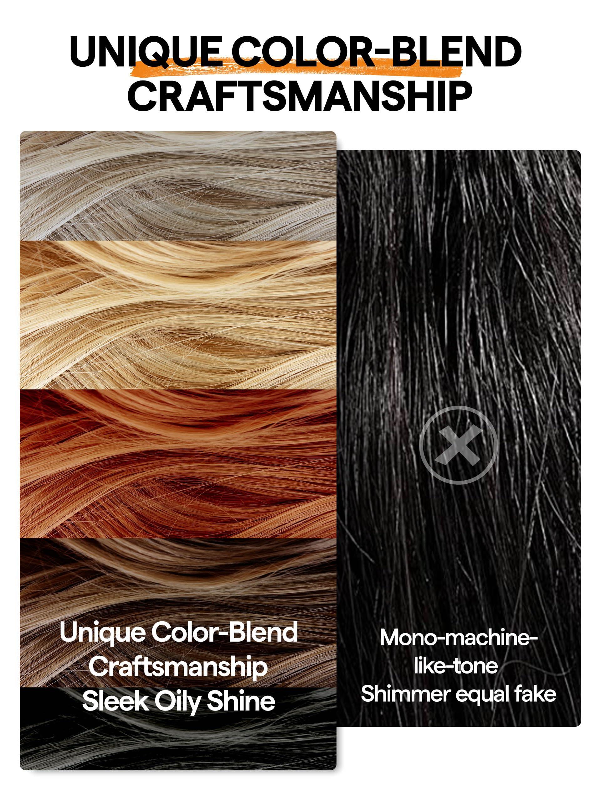 GORGIUS GORGIUS 613 Blonde Water Wave Wig Glueless Lace Front Wig, Crafted with Style-Archive Tech: Premium Fiber & Remy Human Hair Blend with Natural Hairline Pre Plucked Pre Cut Lace Wig