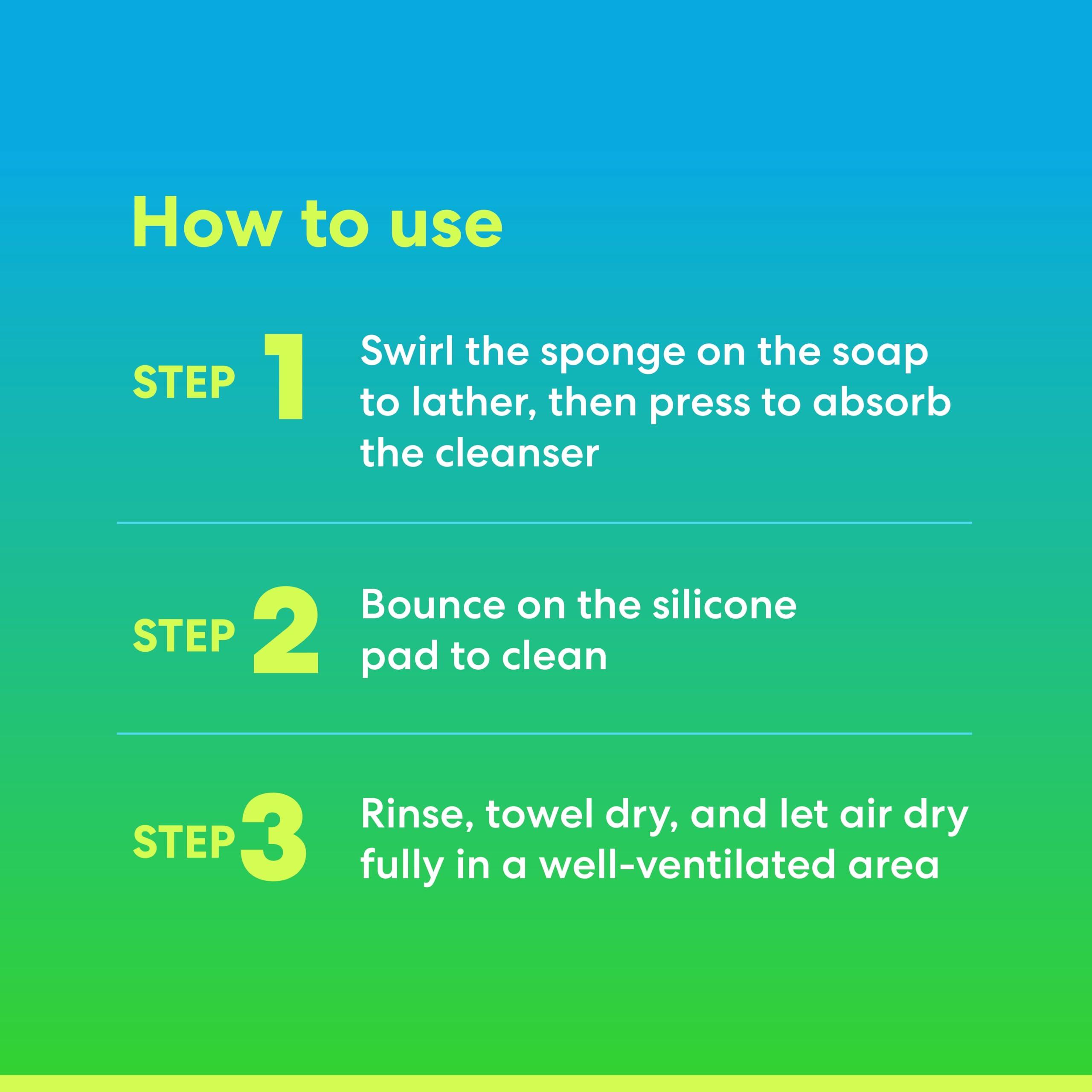 beautyblender Beautyblender | Blendercleanser Solid Unscented Makeup Sponge & Brush Cleanser + Silicone Scrub Mat | Professional Cleansing Tool, Makeup Sponge Cleaner, Vegan & Cruelty Free, Made in USA