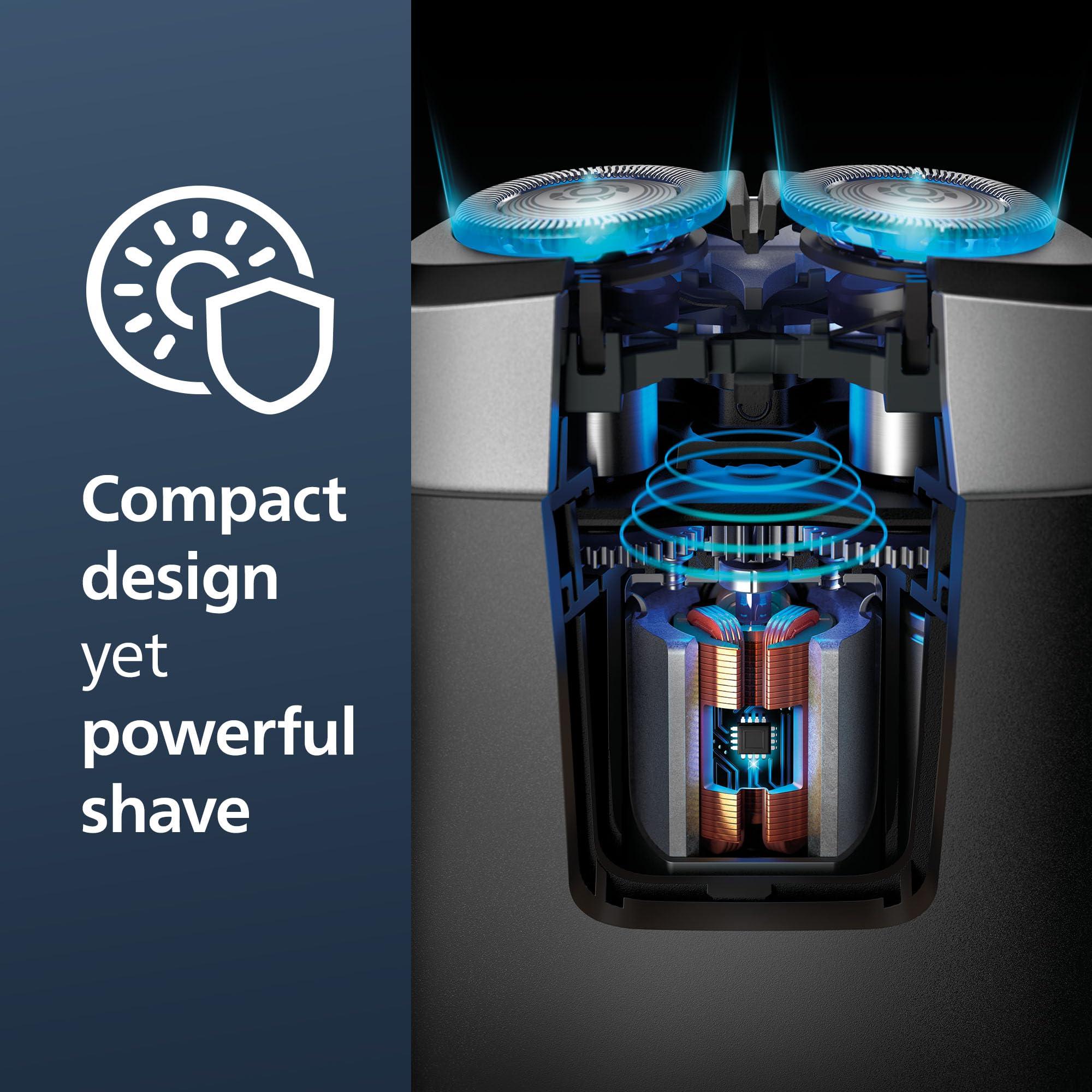 Philips Norelco Philips Norelco Home & Away Shave Duo Includes Philips Norelco 9000 Prestige Space Grade Edition (SP9886/89) + Compact Shaver (PQ888/81)