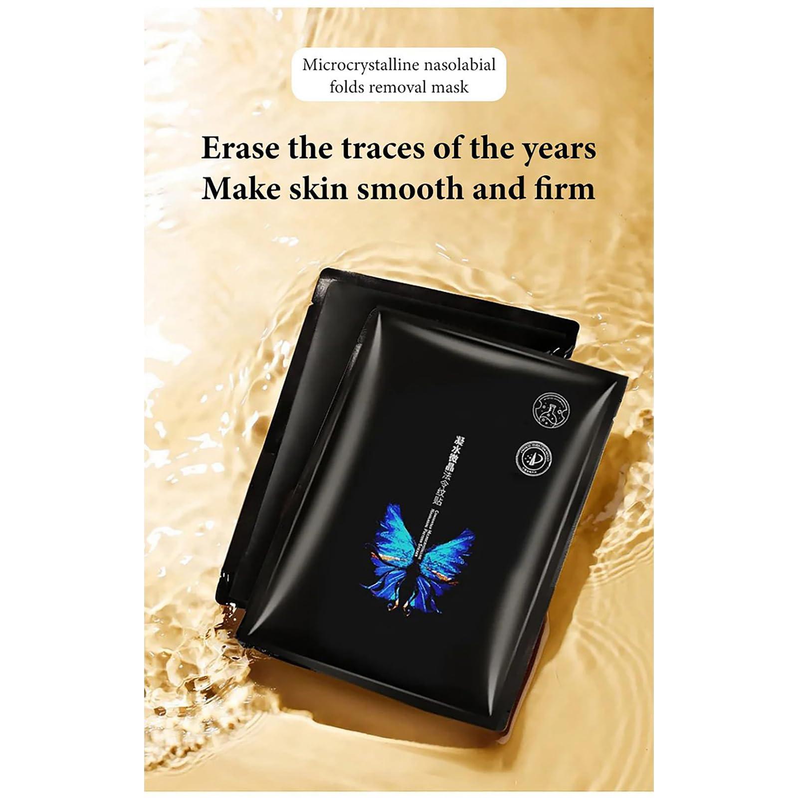 AAVEDA Microcrystalline Nasolabial Folds Removal Mask, Microcrystalline Eye Pattern Wrinkle Remover Patch, Face Wrinkle Removal Lift Mask,For Reduce Fine Lines (2box10pcs)