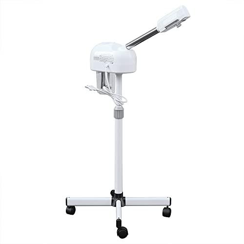 SanBouSi Professional Ozone Facial Steamer Machine Mist Face Steamer with 360 Rotatable Sprayer for Beauty Salon, Spa, Esthetician Steamer 800w