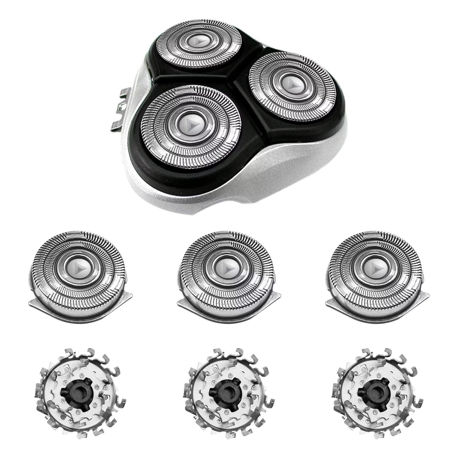 USonline911 HQ9 Replacement Heads for Philips Norelco Shaver Series 8100/8200/9100/AT920/AT928 Electric Shaver High Precision Replacement Razor Blades (Free Cleaning Wipes+Brushes)