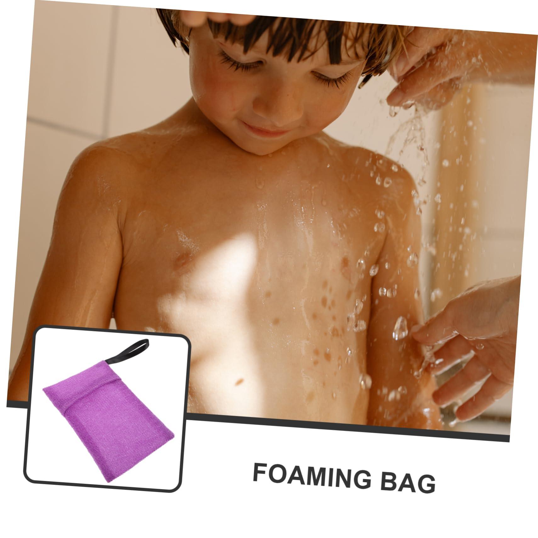 AUTSUPPL AUTSUPPL Travel Soap Holder for Bar Soap Soap Bar Shower Soap Saver Bag Soap Bags for Soap Bars Soap Bags for Bathroom Soap Scrubber Pouch Soap Pouch for Bar Soap Nylon Purple