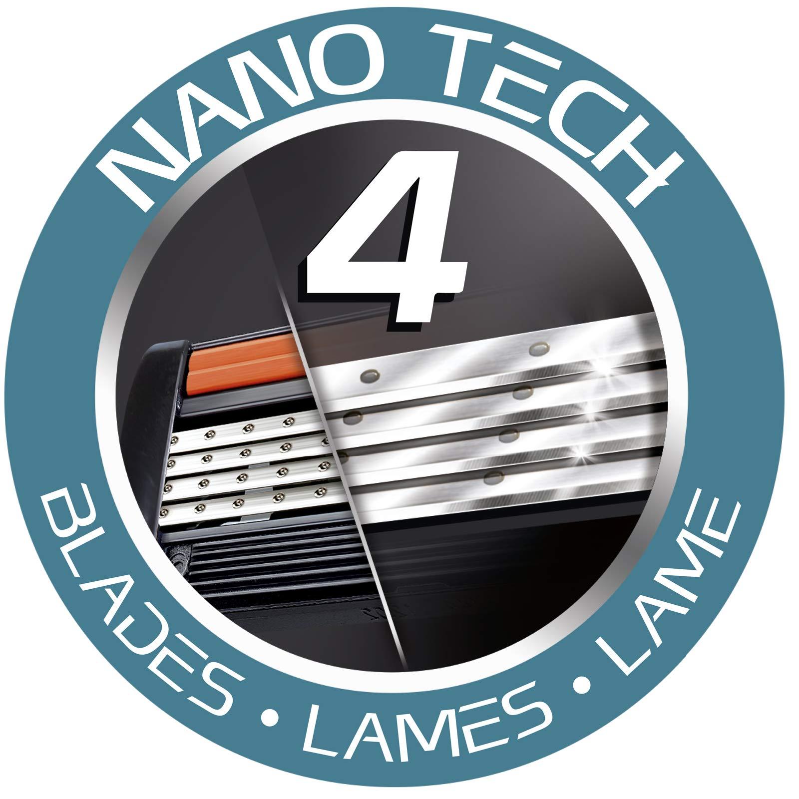 BIC Bic Flex 4 Men'S Razor- Pack of 4 Razors (3 + 1 Bonus) - with Lubricating Strip and Pivoting Head for a Smooth, Precise Shave