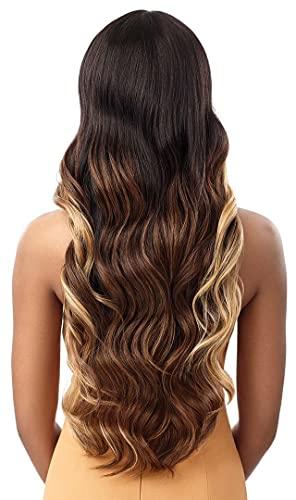 Outre Outre Synthetic Melted Hairline HD Lace Front Wig - MANUELLA (Color:DR2/BL HAZELNUT)