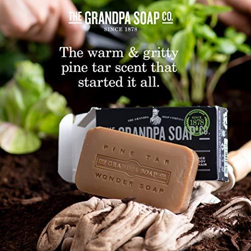 The Grandpa Soap Company Grandpa's Brands Pine Tar Soap, 4.25 Ounce