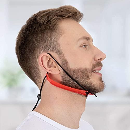 NEKMATE Nekliner Beard Shaper & Neckline Shaving Tool | Hands-Free Lineup Stencil Kit for Clean, Even Trims and Shaves