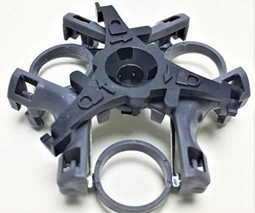 Norelco SmartTouch-XL HQ9100 Shaver Razor Head Holder Cover & Frame Plate For Philips Norelco SmartTouch-XL HQ9100 HQ 9100XL 9100XLCC HQ9140 HQ 9140XL 9140XLCC HQ9150 HQ 9150XL 9150XLCC HQ9160 HQ 9160XL 9160XLCC Beard Silver