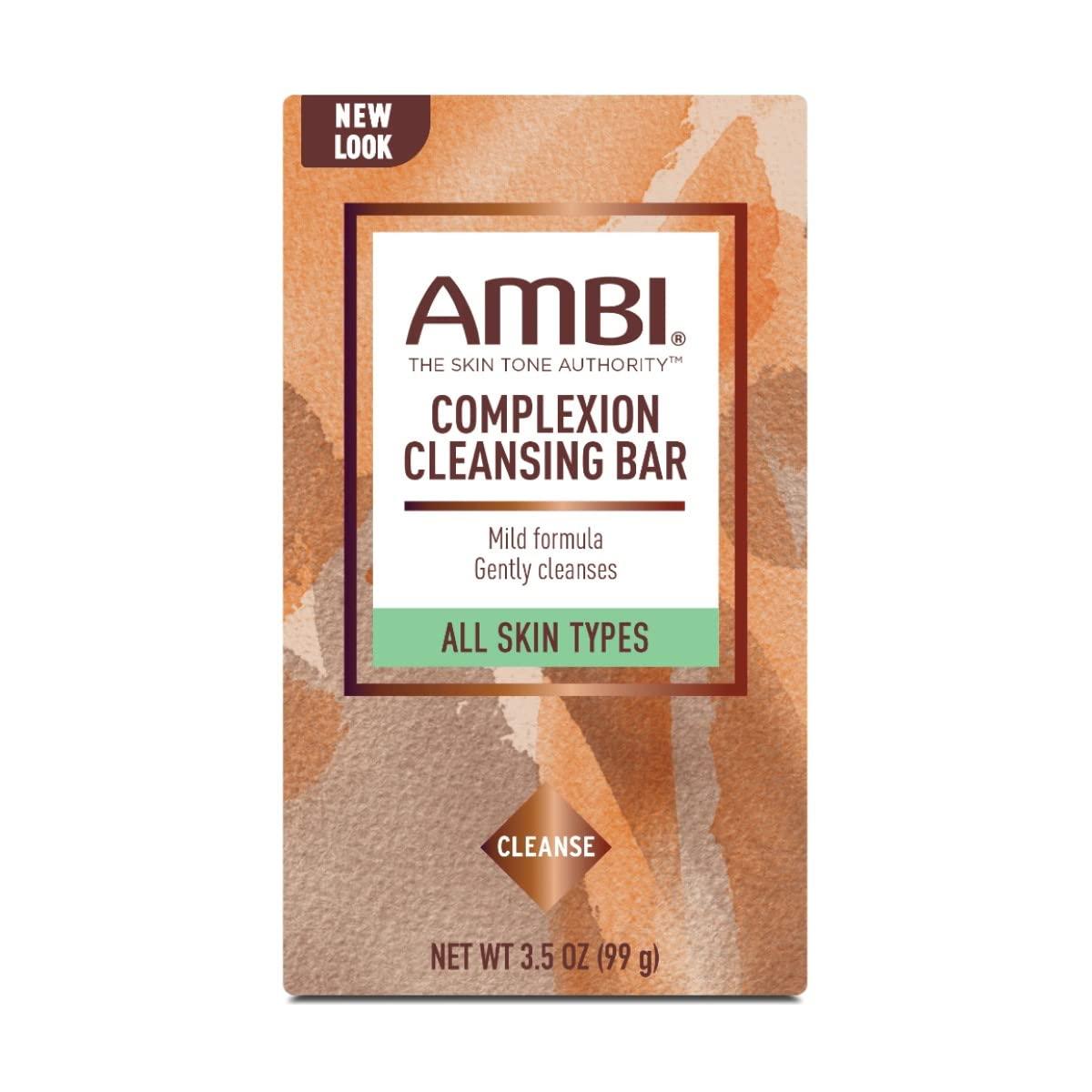 Ambi Ambi Skincare Bars Complexion Cleansing Bar, 3.5 Ounce (Pack of 6)