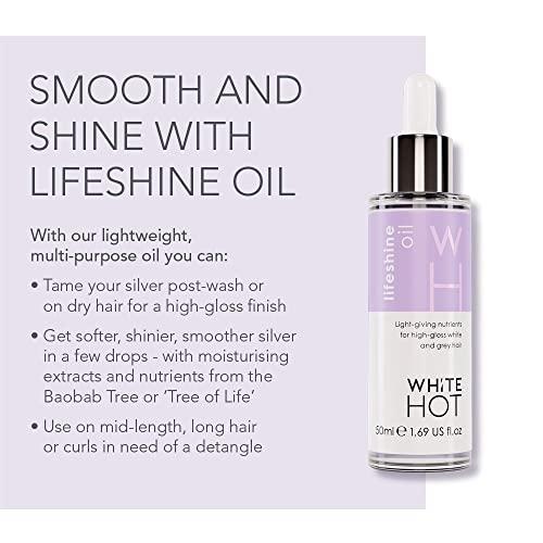 White Hot White Hot Ultimate Collection, hair care products to brighten, add gloss & shine to white and grey hair, purple shampoo, banishes yellowy tones