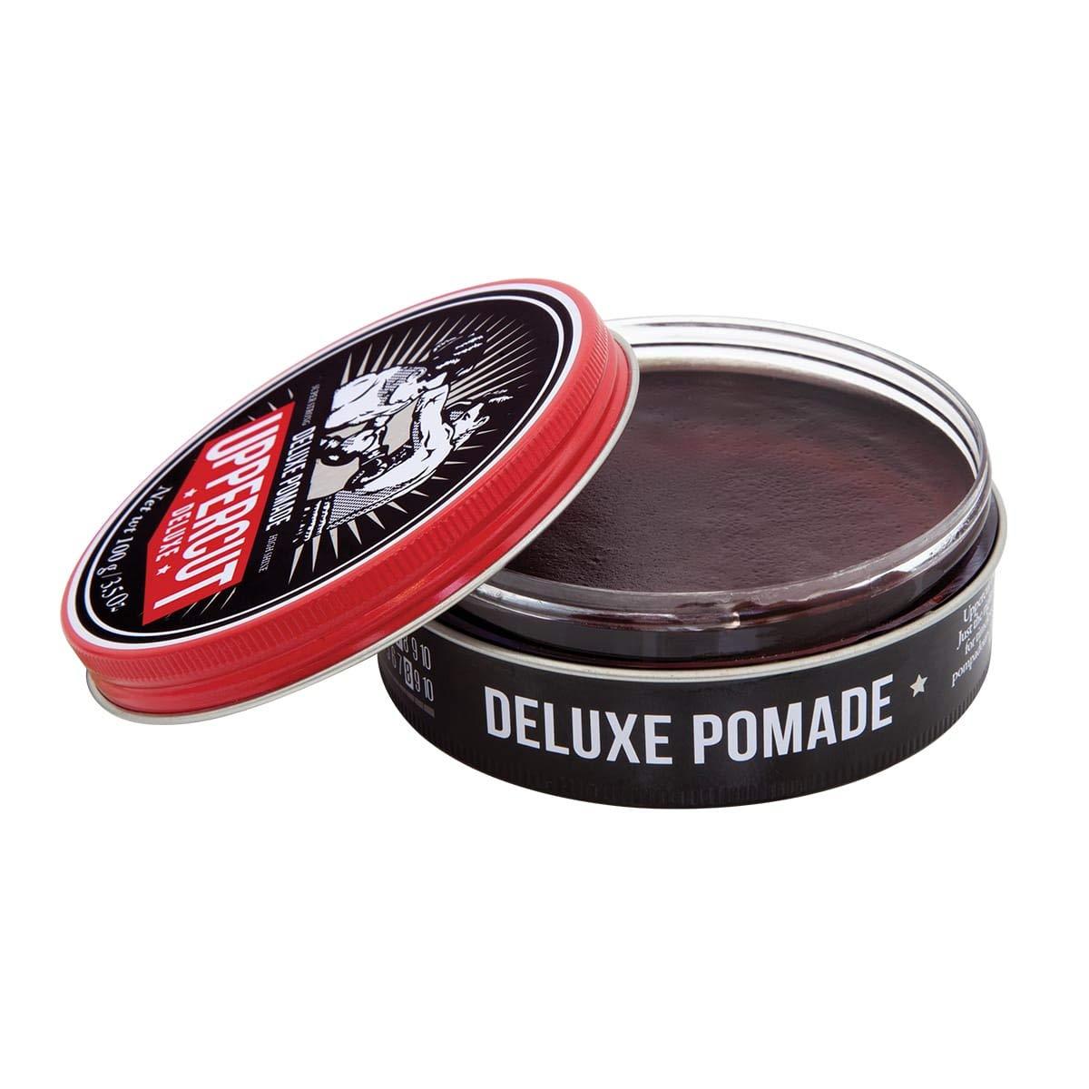 UPPERCUT DELUXE Uppercut Deluxe, Deluxe Pomade, Professional Water Based Pomade for Timeless and Classic Looks, Strong Hold and High Shine 2 x 100g