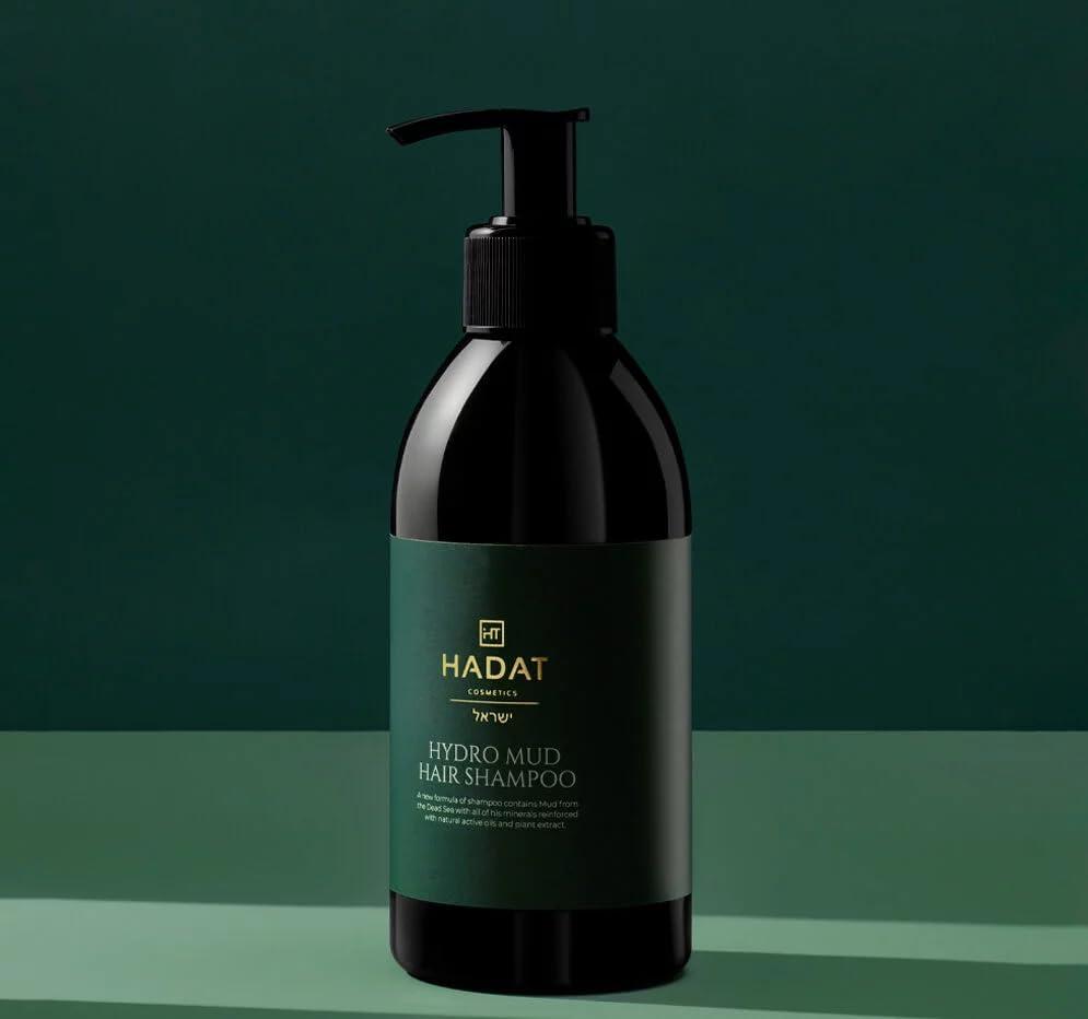 HADAT Cosmetics HADAT Hydro Mud Hair Shampoo 10.14 Fl. Oz. (300 ml) Exfoliating Shampoo - Combats Dandruff & Oiliness. Formula Enriched with Natural Active Oils and Plant Extracts, Nourishes and Moisturises