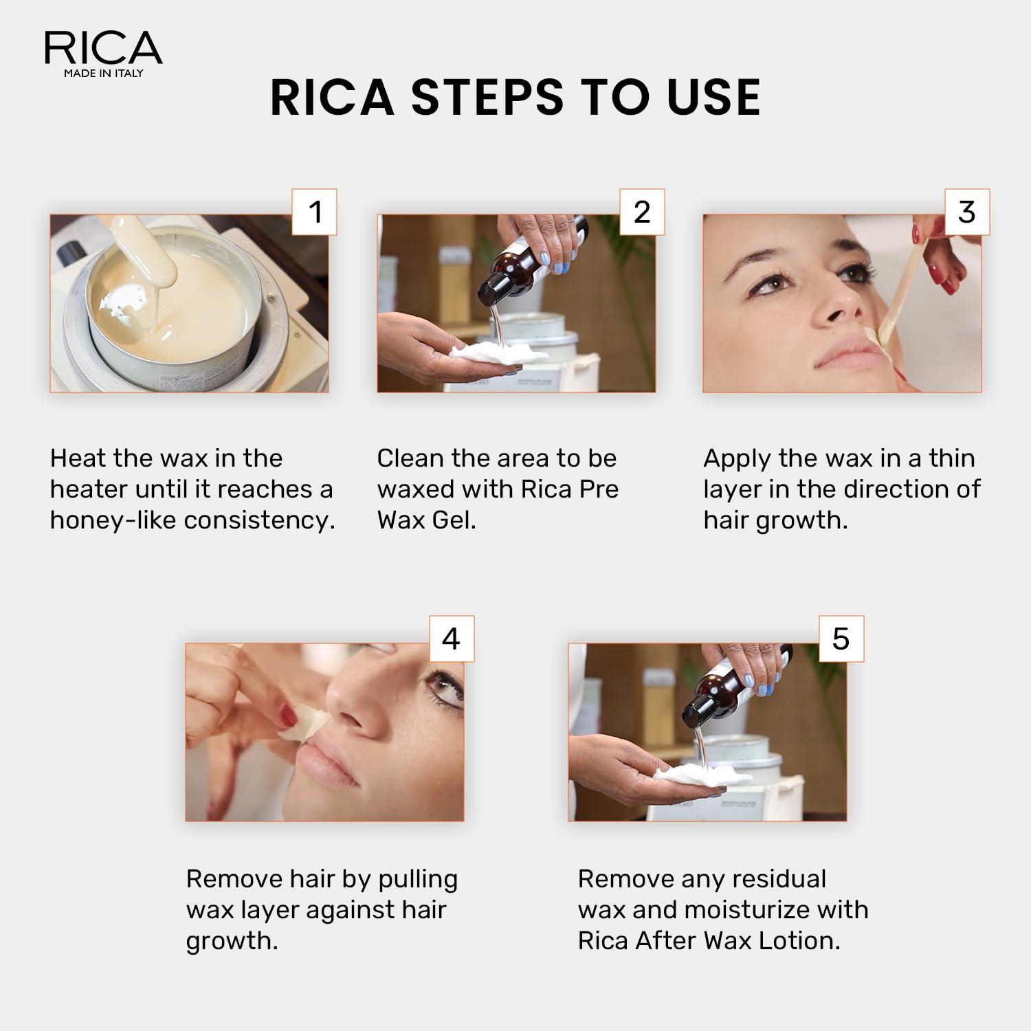 Rica RICA Brazilian Wax with Avocado Butter - Made in Italy - For Bikini & Face Wax (28.2 OZ)